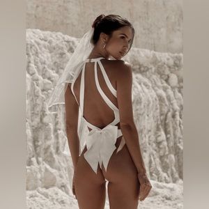 ALT Swim White Bridal Bikini